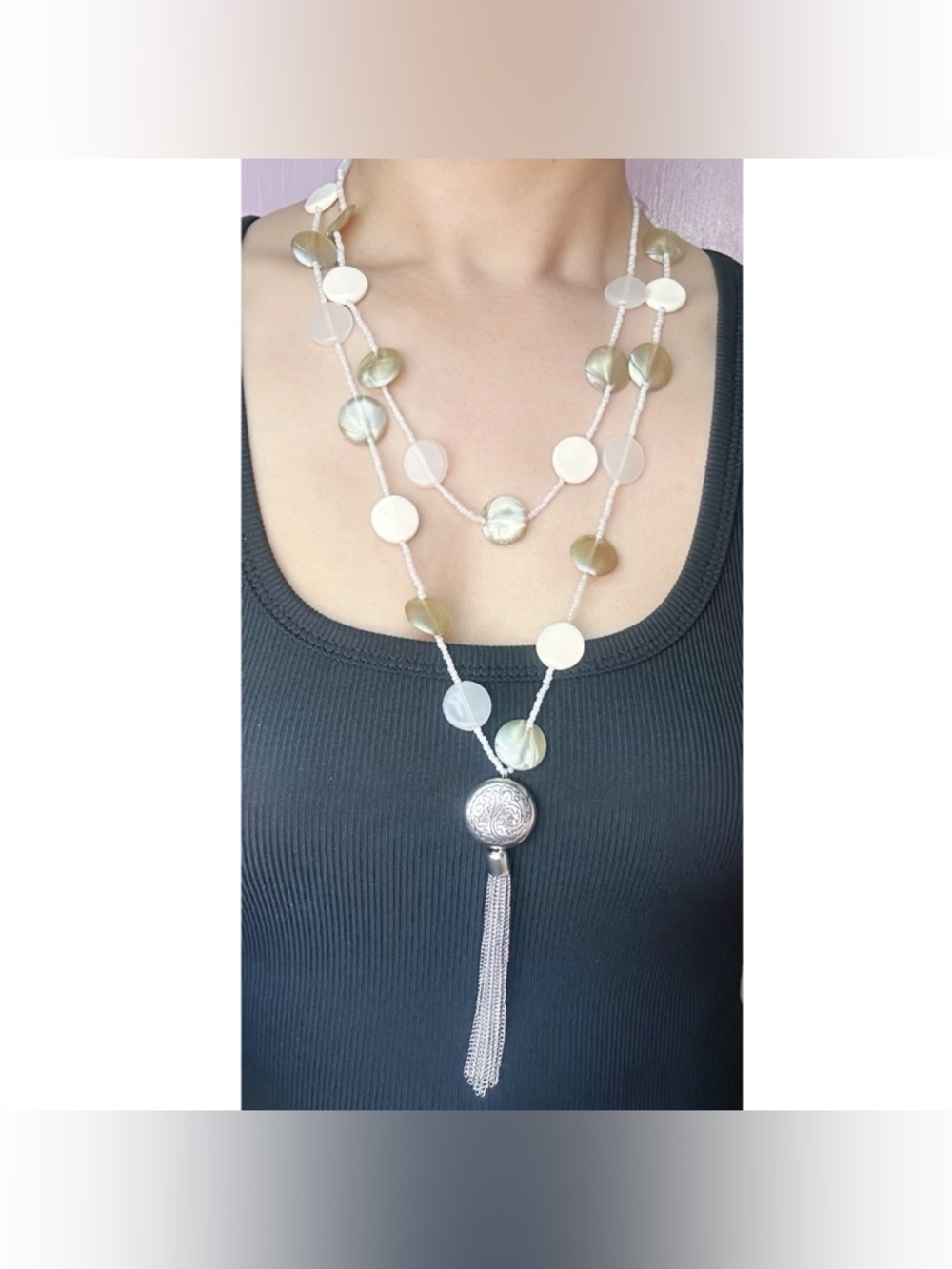 Long Beaded Necklace